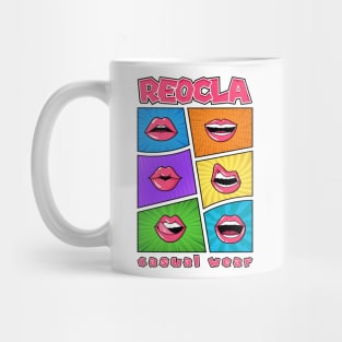 Pop Art Mouth Design Mug